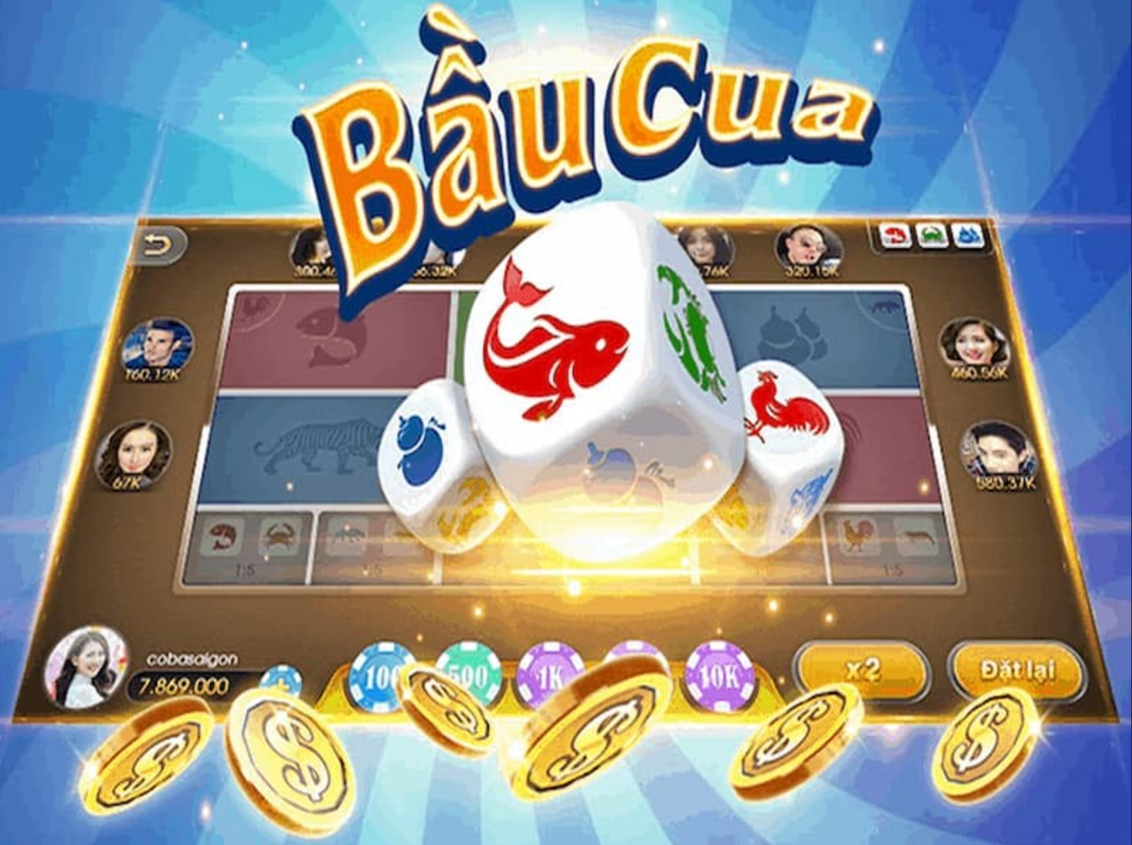 Tìm hiểu về Game Bầu Cua Tôm Cá Hi88 hấp dẫn cho dân cược 3 Hướng dẫn bạn cách chơi bầu cua tôm cá Hi88 đơn giản